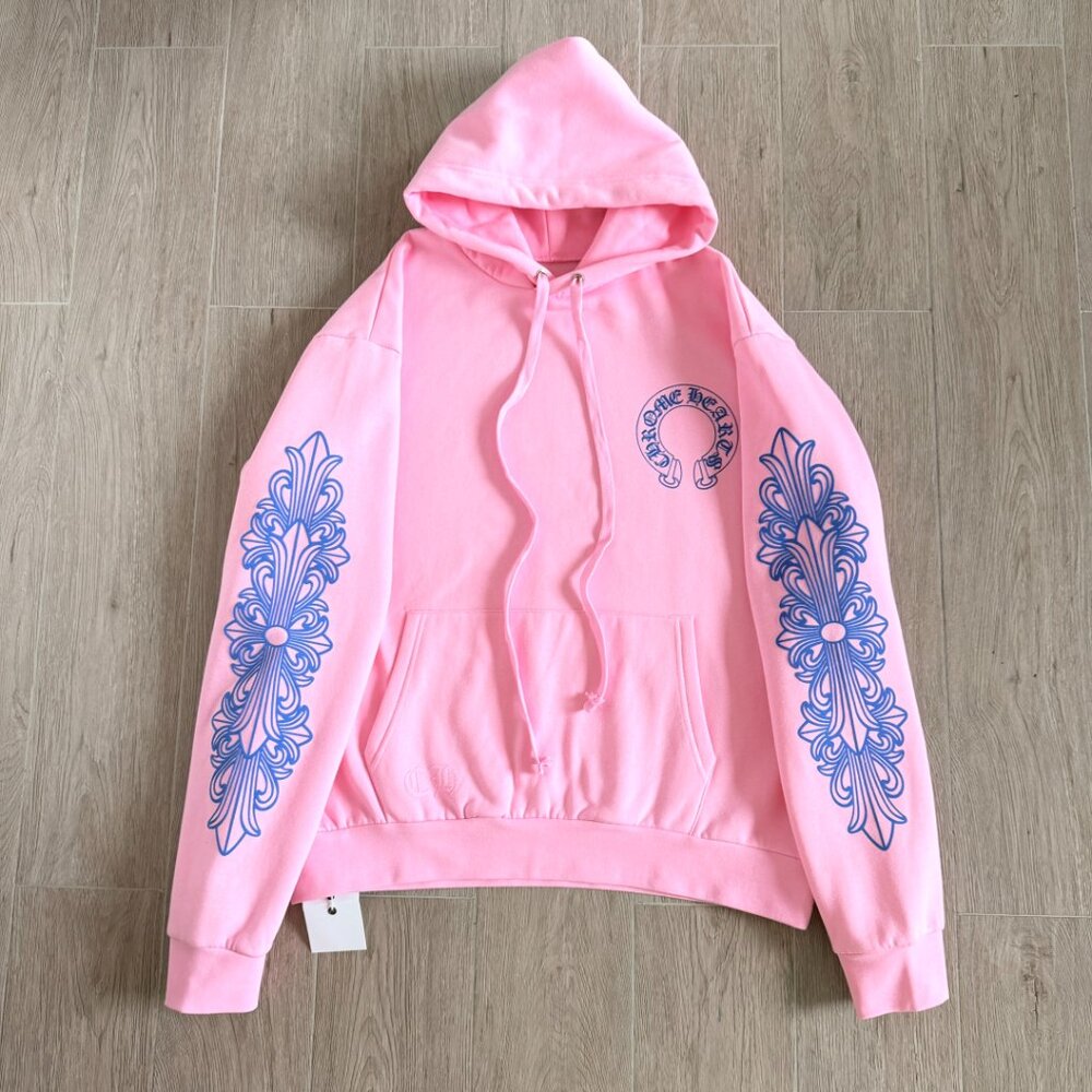 Classic Chrome Hearts Hoodie Pink